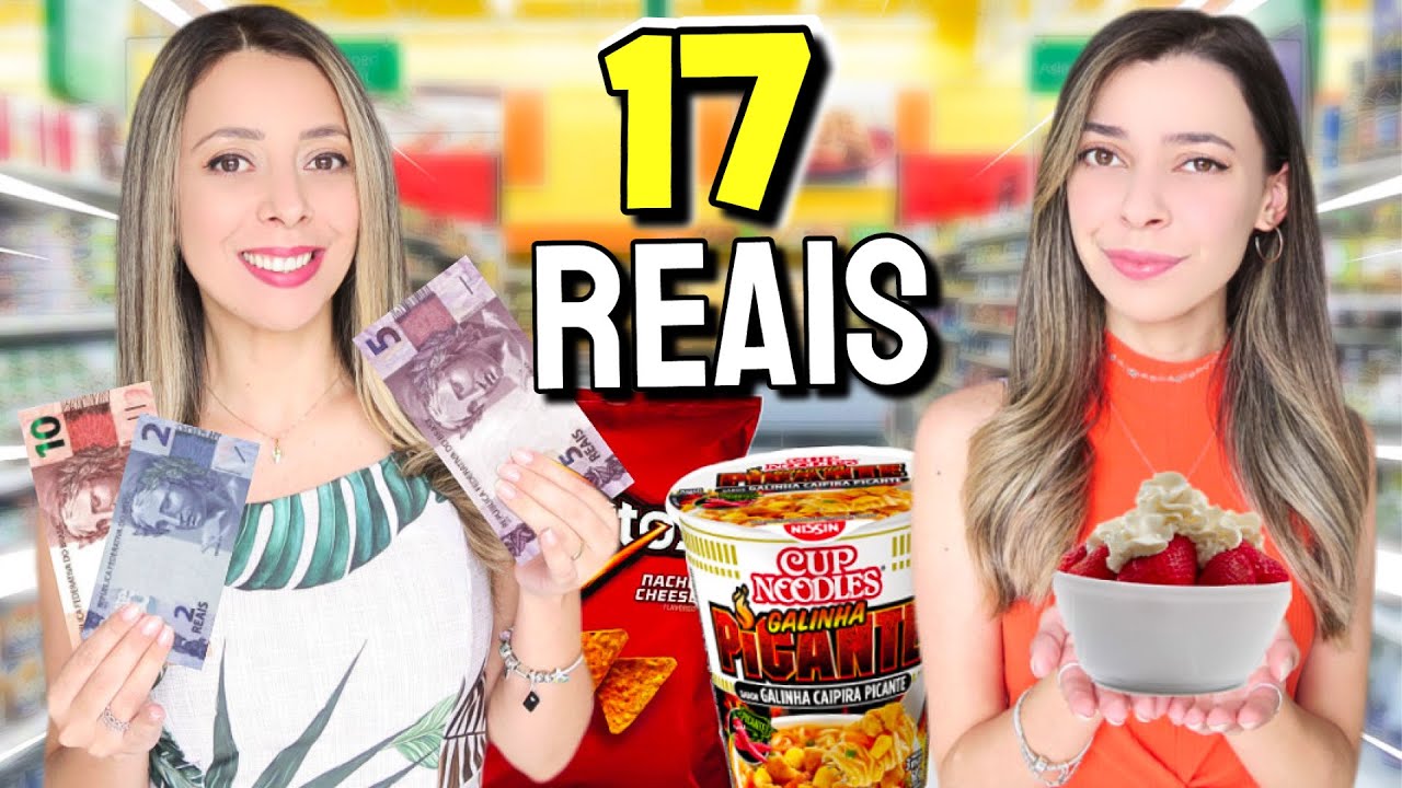 SOBREVIVENDO UM DIA INTEIRO COM 17 REAIS