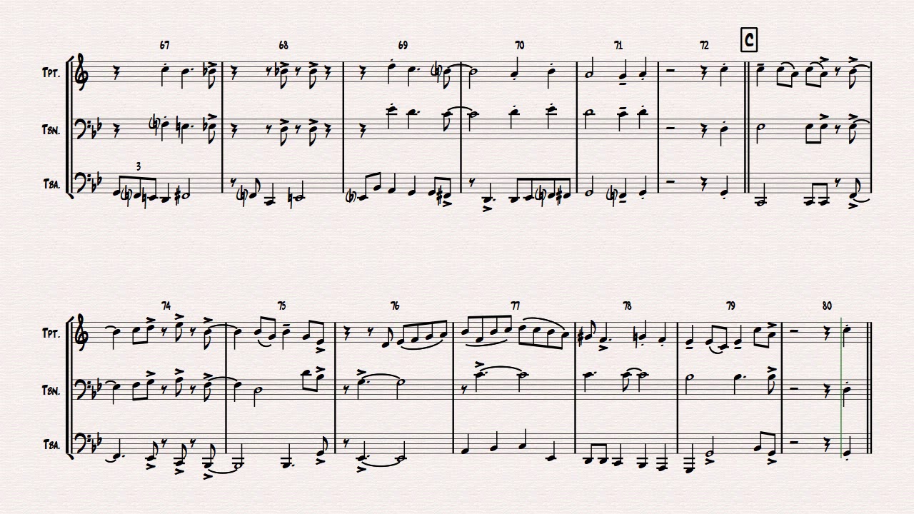 Autumn Leaves - Jazz Classic - Les feuilles mortes - Brass Trio
