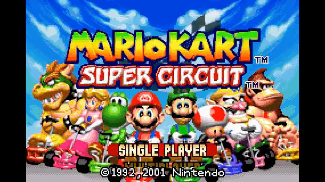 Game Boy Advance Longplay [034] Mario Kart: Super Circuit (US)