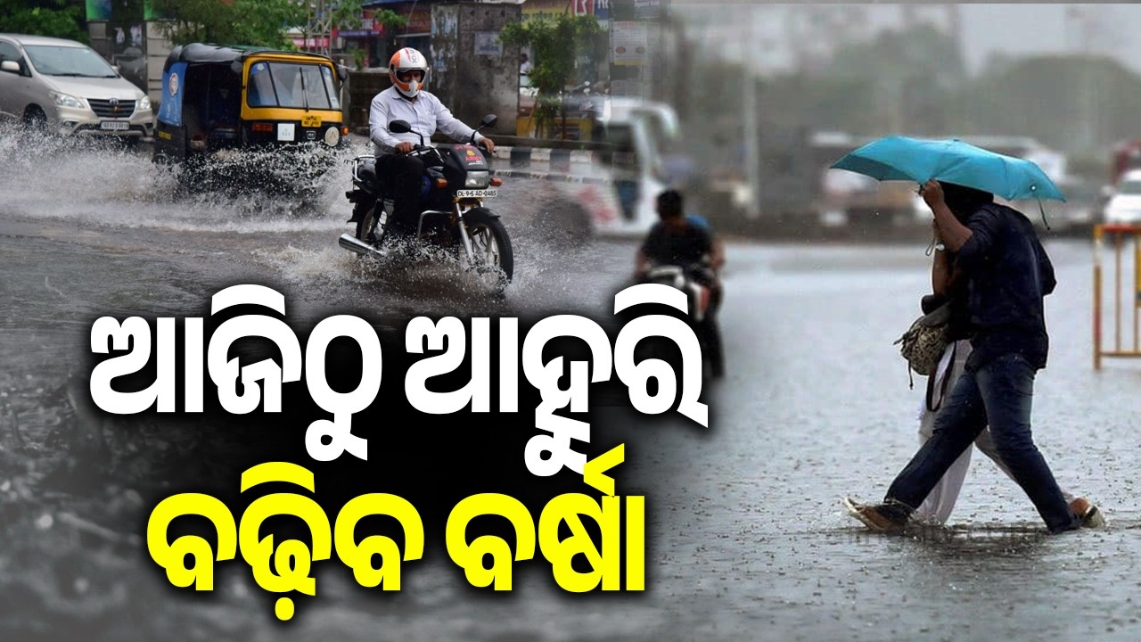 ଆଜିଠୁ ଆହୁରି ବଢ଼ିବ ବର୍ଷା | Rainfall to Intensify Across Odisha From Today, IMD issues alert 