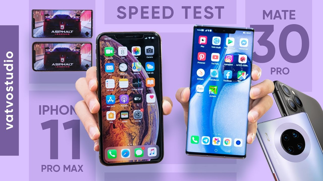 So sánh Huawei Mate 30 Pro và iPhone 11 Pro Max: Kirin 990 và Apple A13