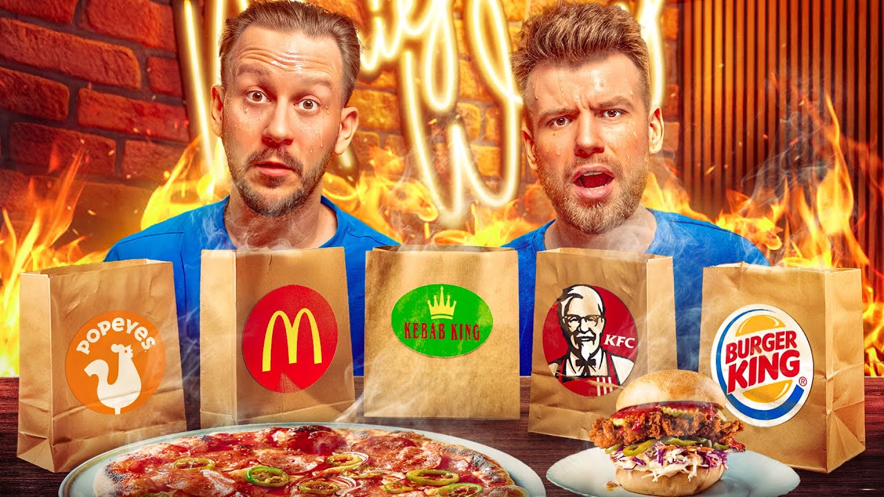 Zam&oacute;wiliśmy NAJOSTRZEJSZE JEDZENIE z FASTFOOD&Oacute;W