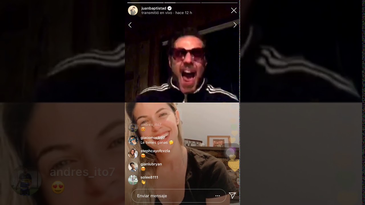 IG Live - Juan Alfonso Baptista junto a Stephanie Cayo