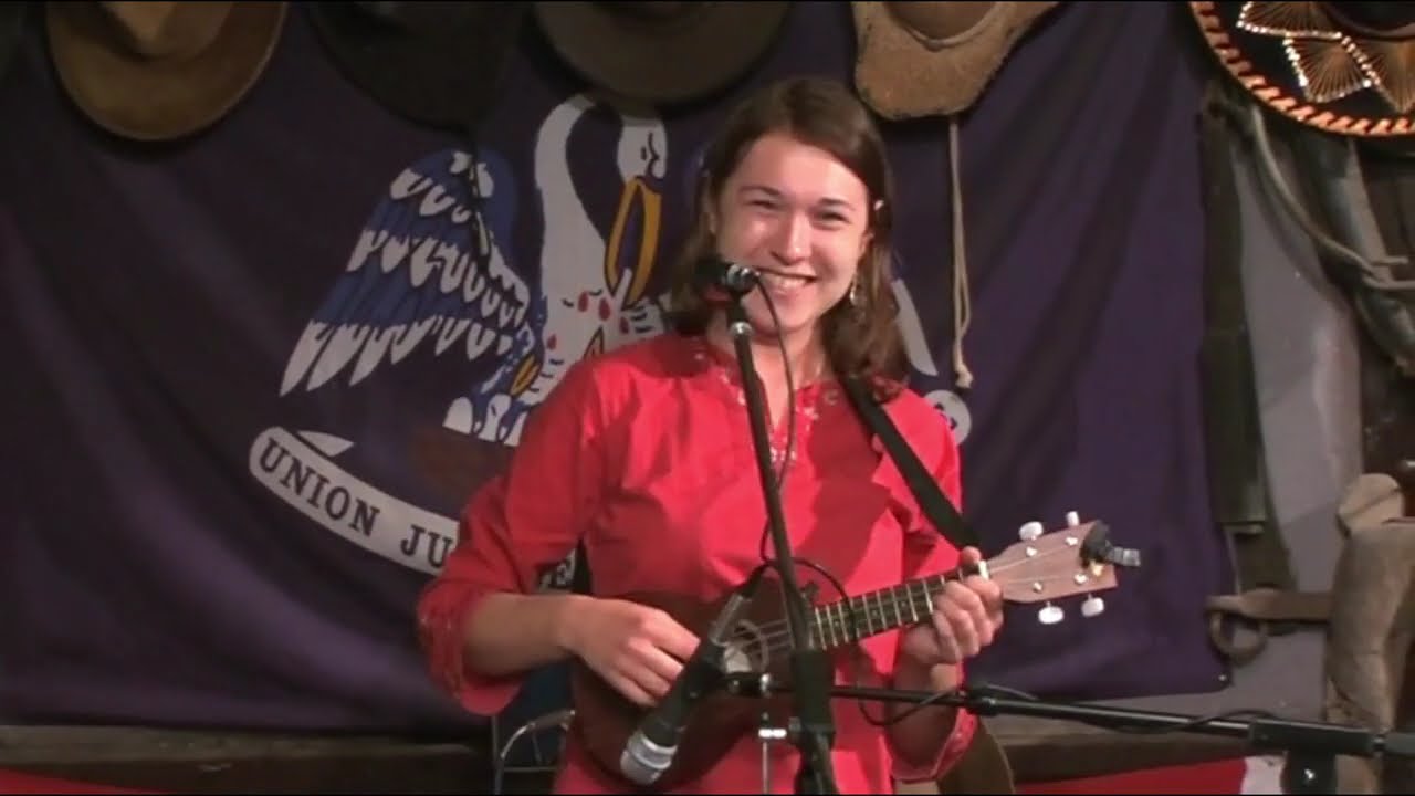 Beata Bocek. Vystoupení na folkové chalupě, Cimburovy šedesátiny, červen 2012,