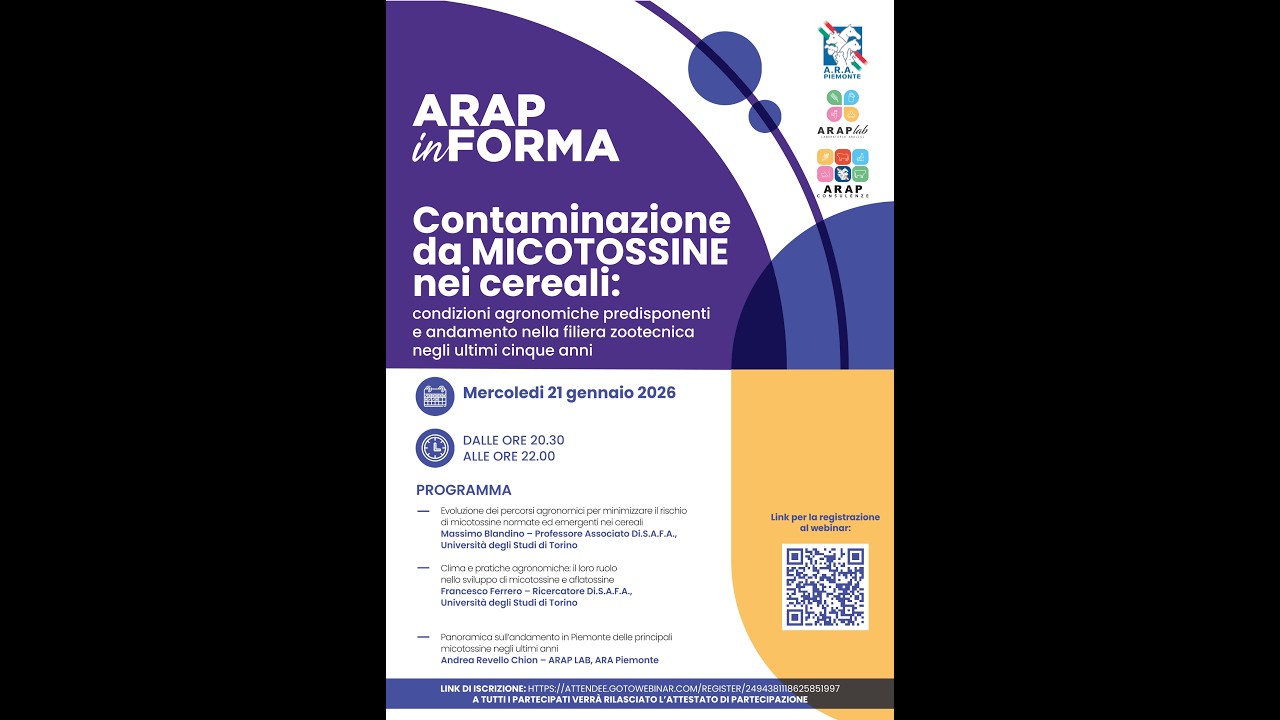 WEBINAR: CONTAMINAZIONE DA MICOTOSSINE