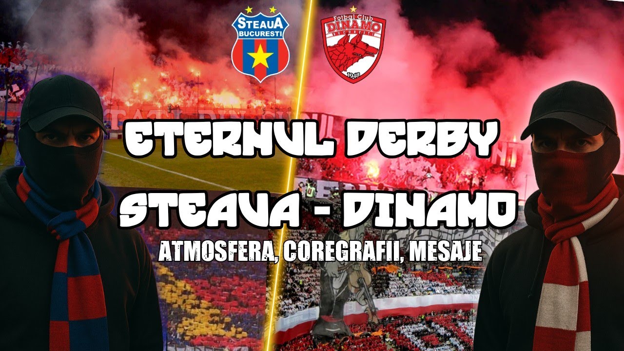 STEAUA - DINAMO 🔥 Cele Mai Intense Derby-uri | Coregrafii, Mesaje, Capturi
