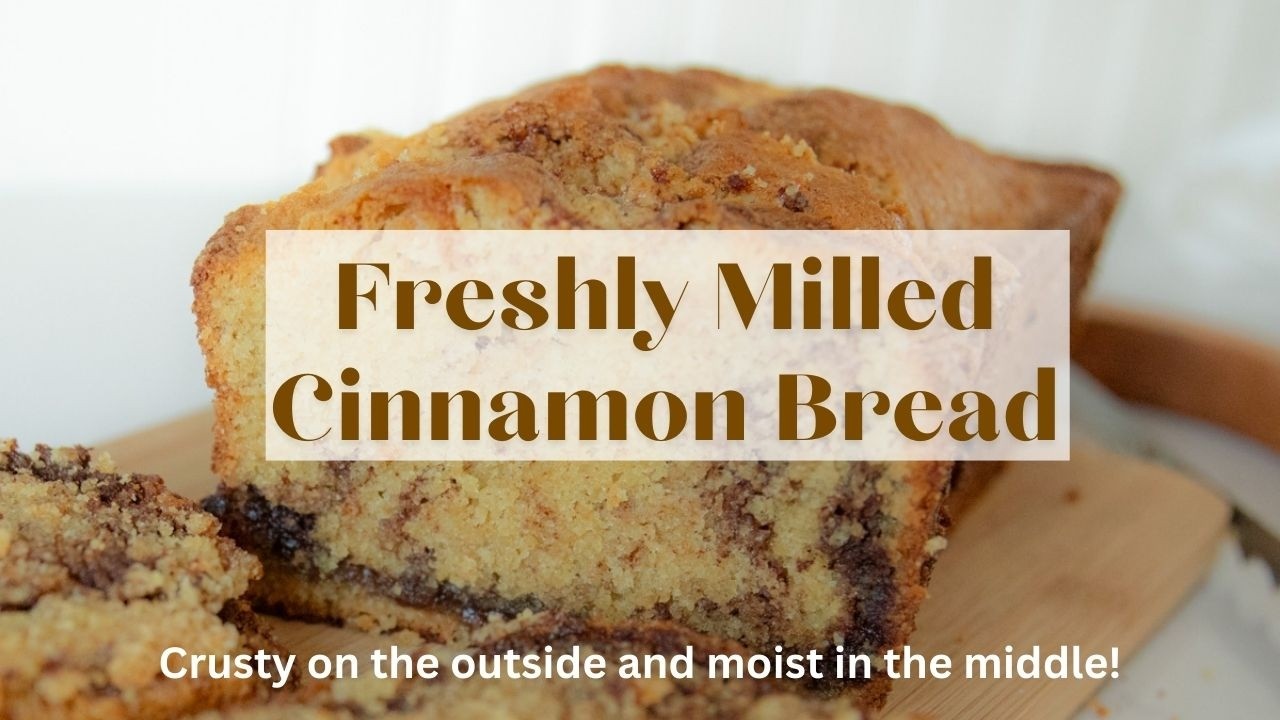Cinnamon Swirl Bread (with freshly milled flour!)