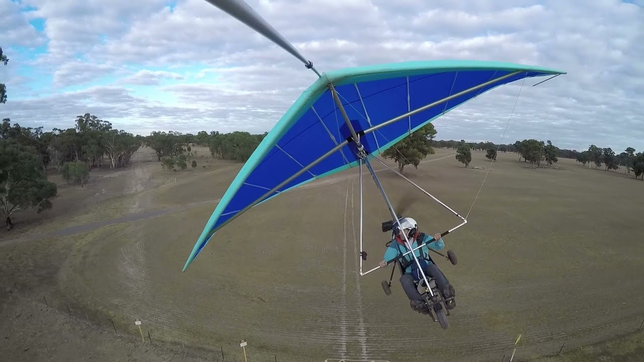 Nano at Locksley - low level Microlight flying - Slalom In the Sky