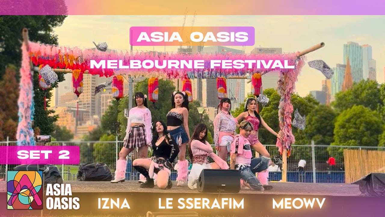 [KPOP PERFORMANCE] SET 2 | IZNA,  LE SSERAFIM, MEOVV Medley | KM United (Asia Oasis Festival)
