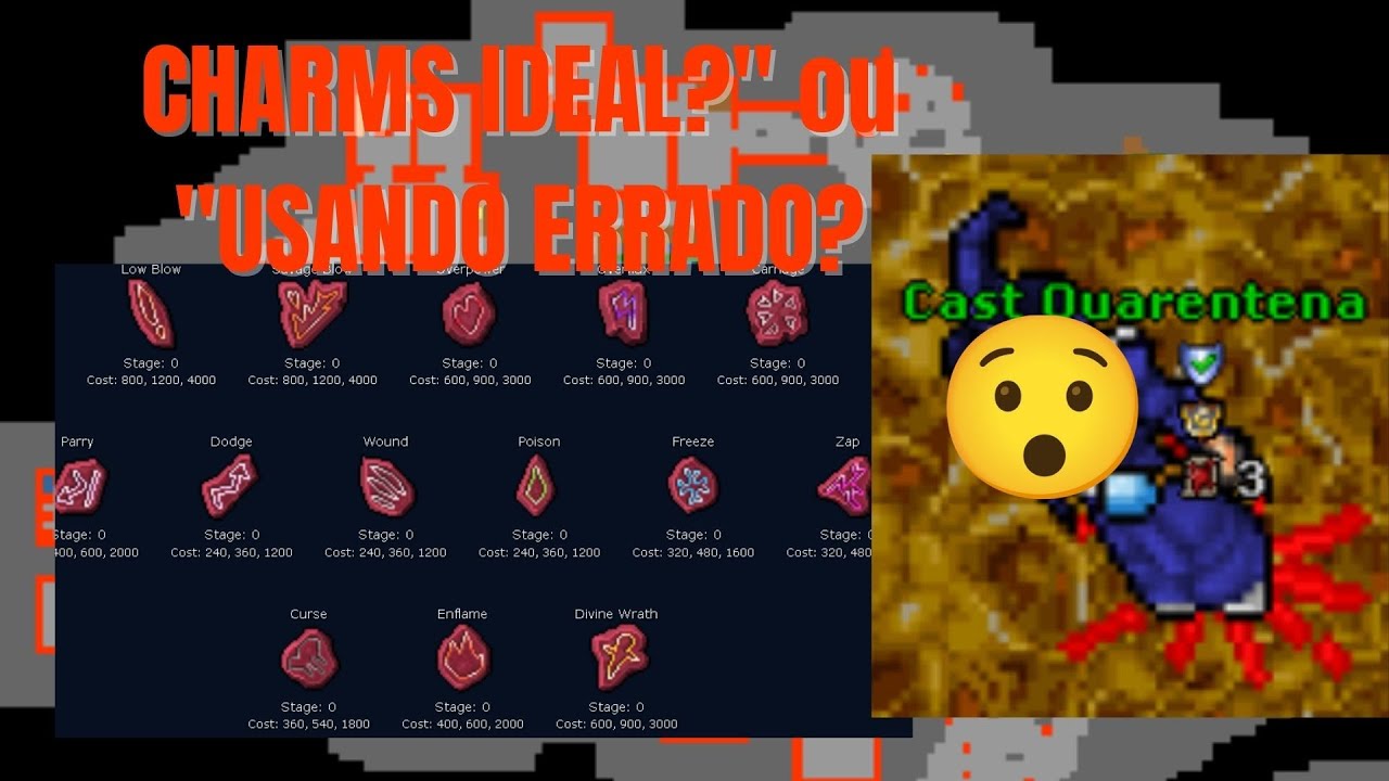 Charms no Tibia: O Guia Completo pra Maximizar Dano nas Hunts!