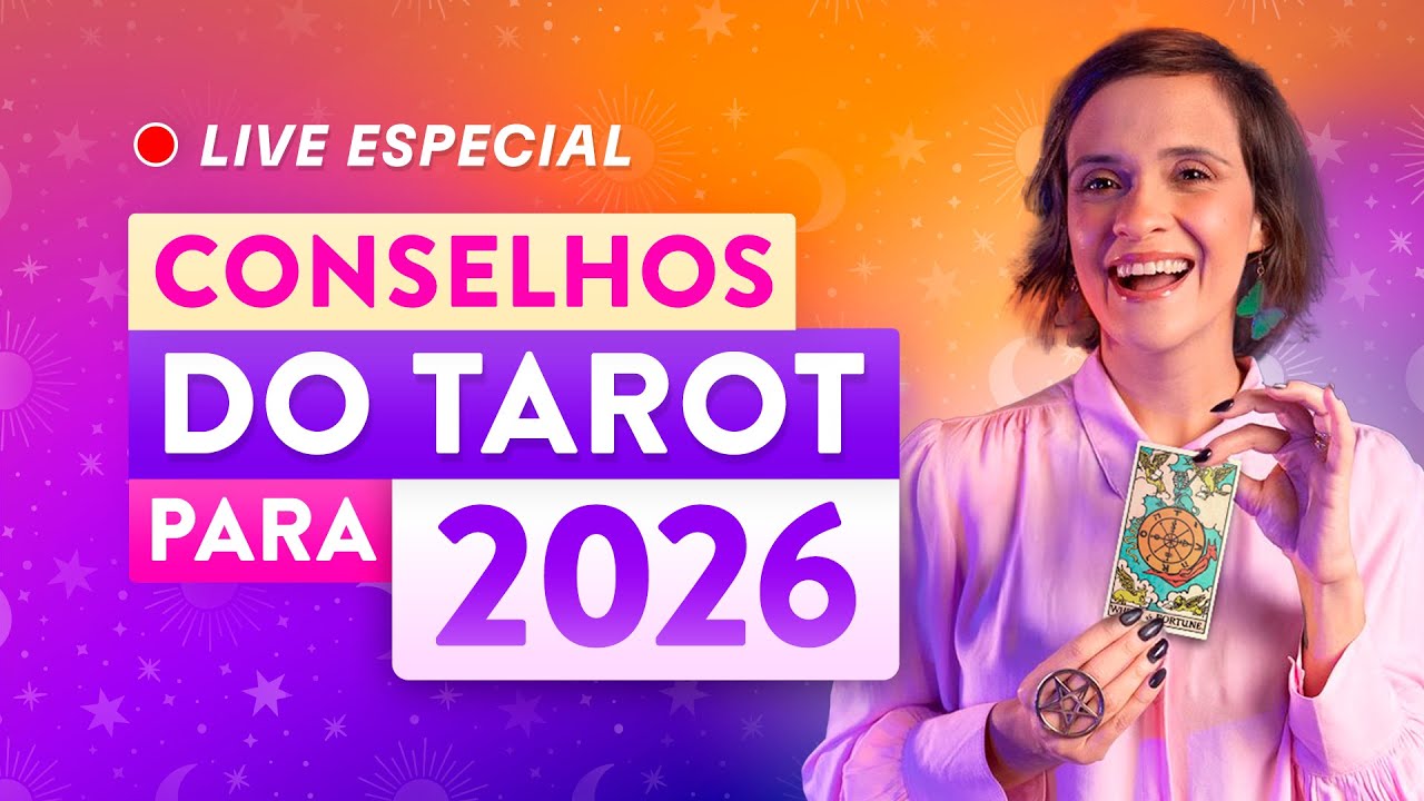 [LIVE] Conselhos e Energias do TAROT para 2026 ✨🃏