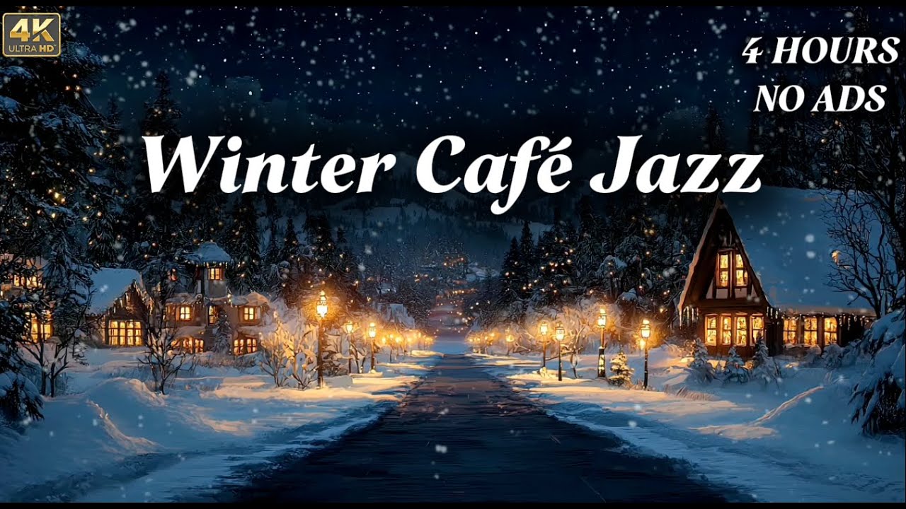 4 Hours of Café Jazz ☕ Warm & Cozy Background Music(카페 사장님이 추천하는 매장음악, 광고없음)