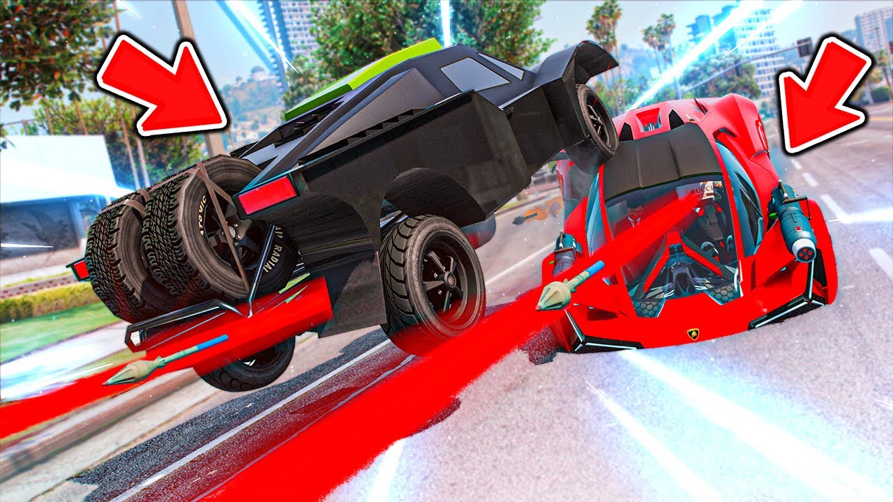 GTA V #3 ( لعبة السرية ) : انتقم من الحرامي بسيارة لمبرجيني مدمرة