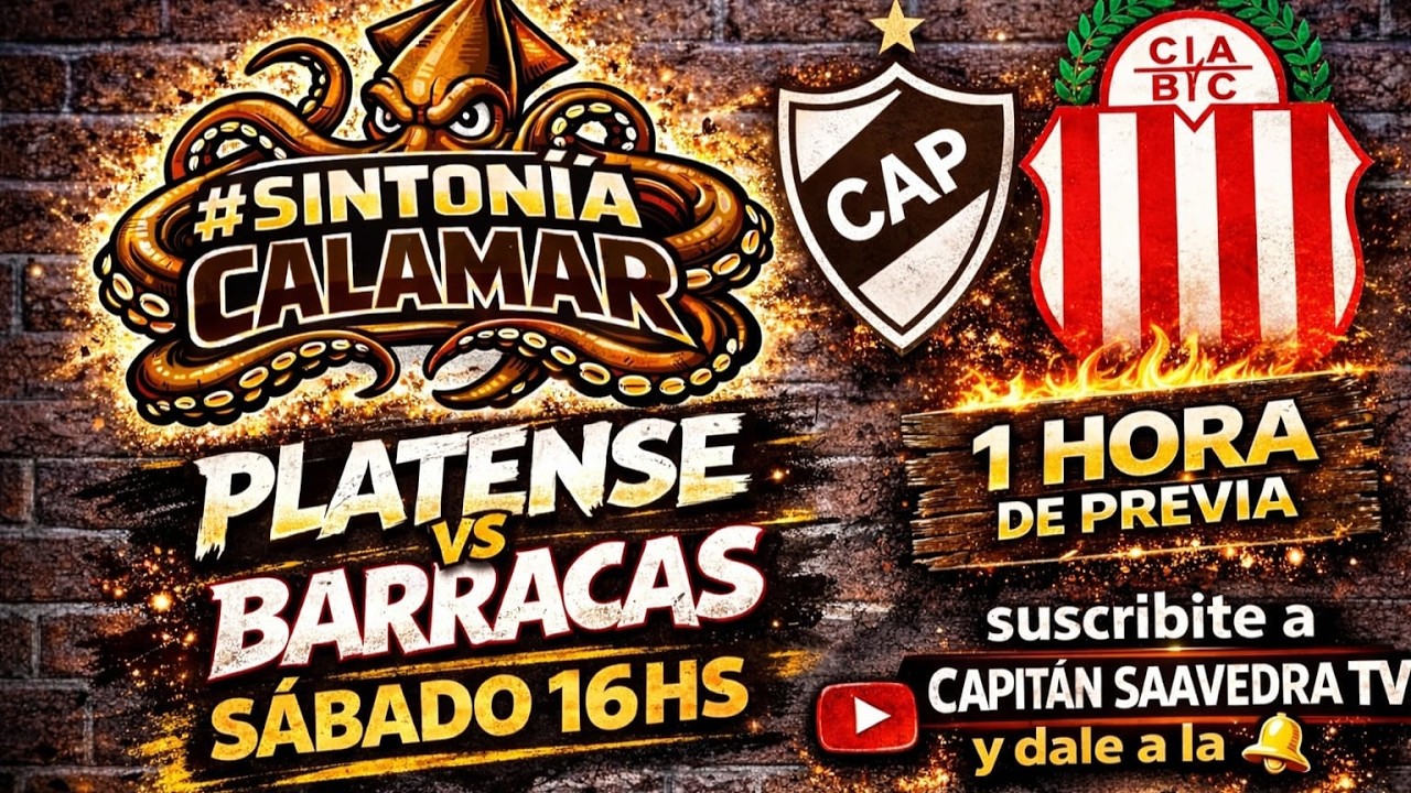 SINTONÍA CALAMAR EN VIVO | #PLATENSE VS #BARRACAS | PREVIA+TRANSMISIÓN I Relata: Julián Amerise