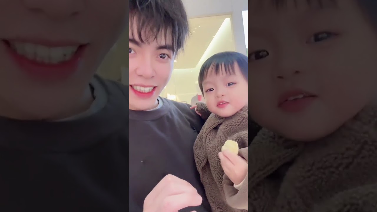 潘爸乐爷vlog：leye宝宝脾气太好了！潘爸回家路上让阿米千万不能让leye睡着！一直叫醒他都不发脾气 baby leye & pan #baby #dadlife #babyboy #family
