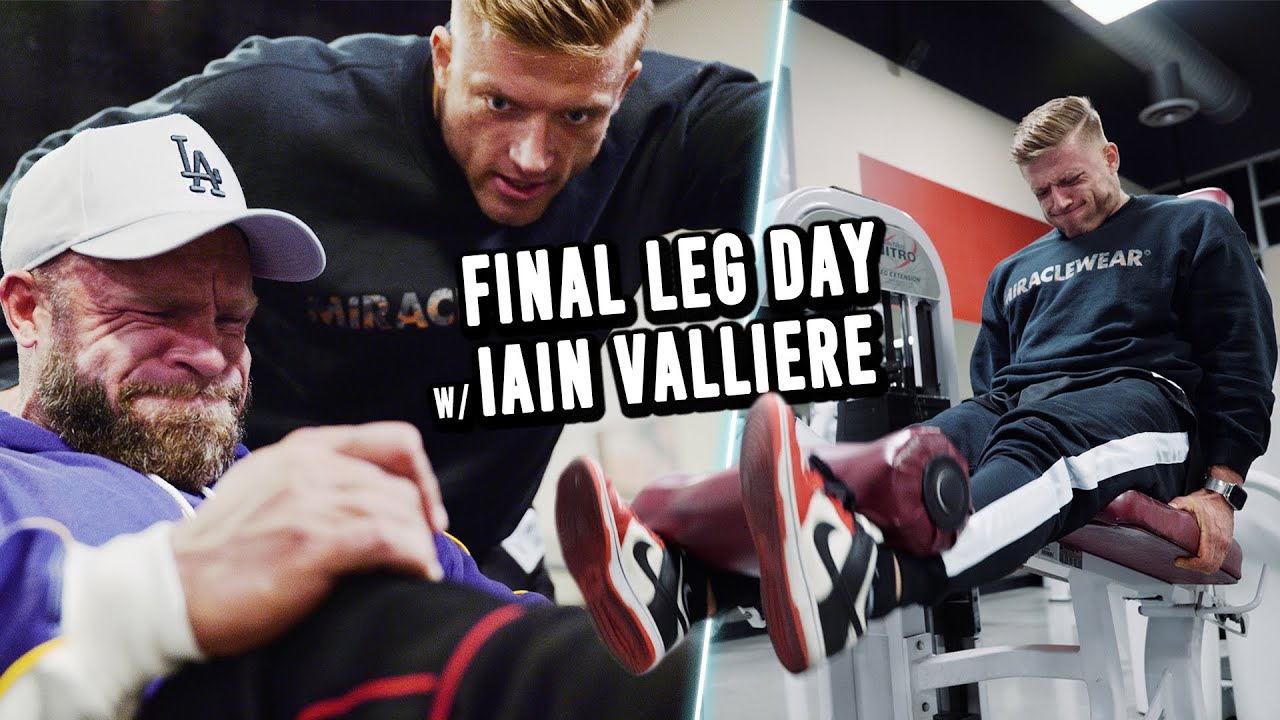GETTING READY FOR WAR! LAST LEG DAY BEFORE OLYMPIA w/ IAIN VALLIERE