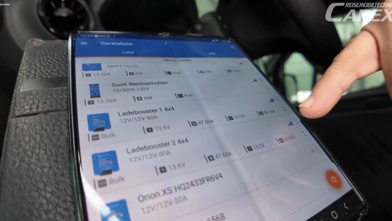 Besser geht es nicht! Laden über zweite Lichtmaschine! CAREX Reisemobiltechnik