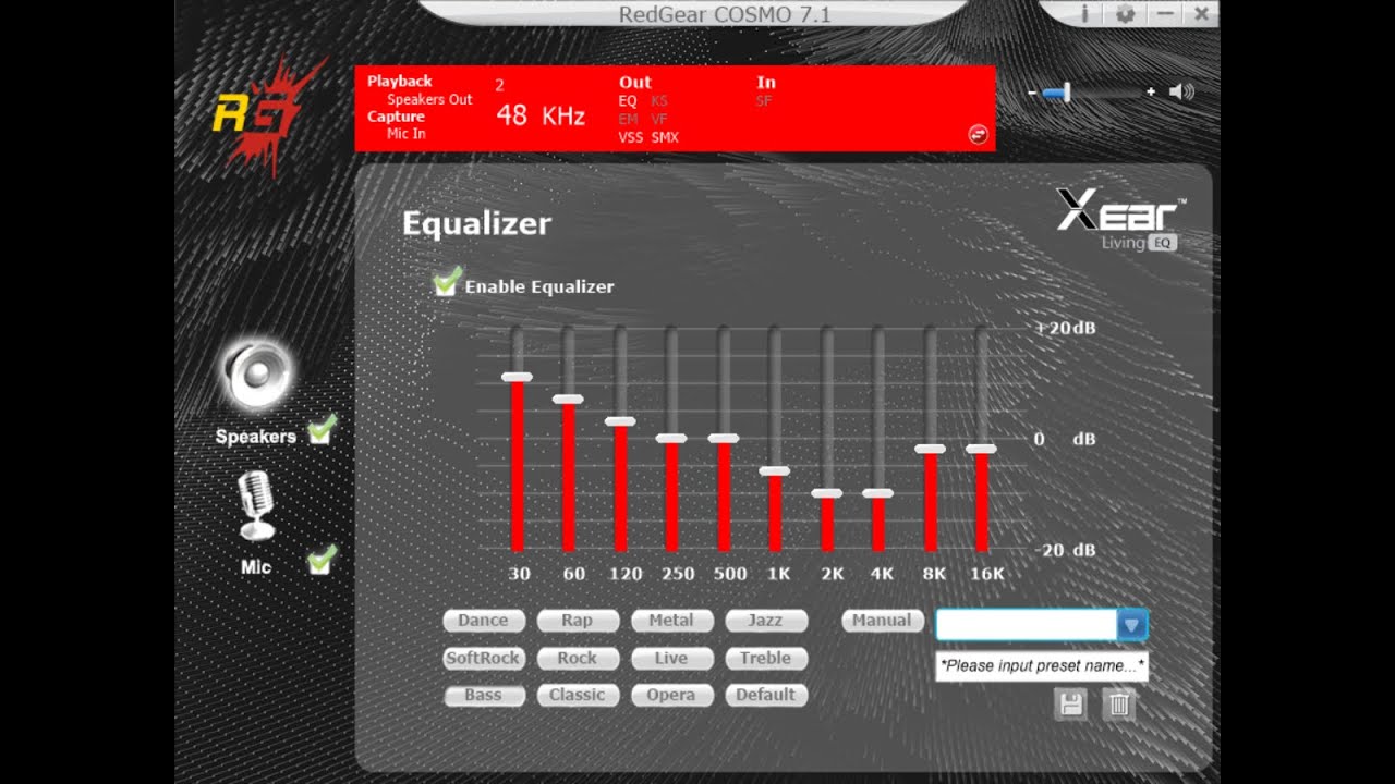 Taking A Look At The Software Which The Redgear Headset Uses