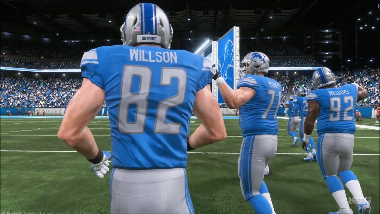 Madden NFL 19 - Detroit Lions vs Green Bay Packers - Gameplay (HD) [1080p60FPS]
