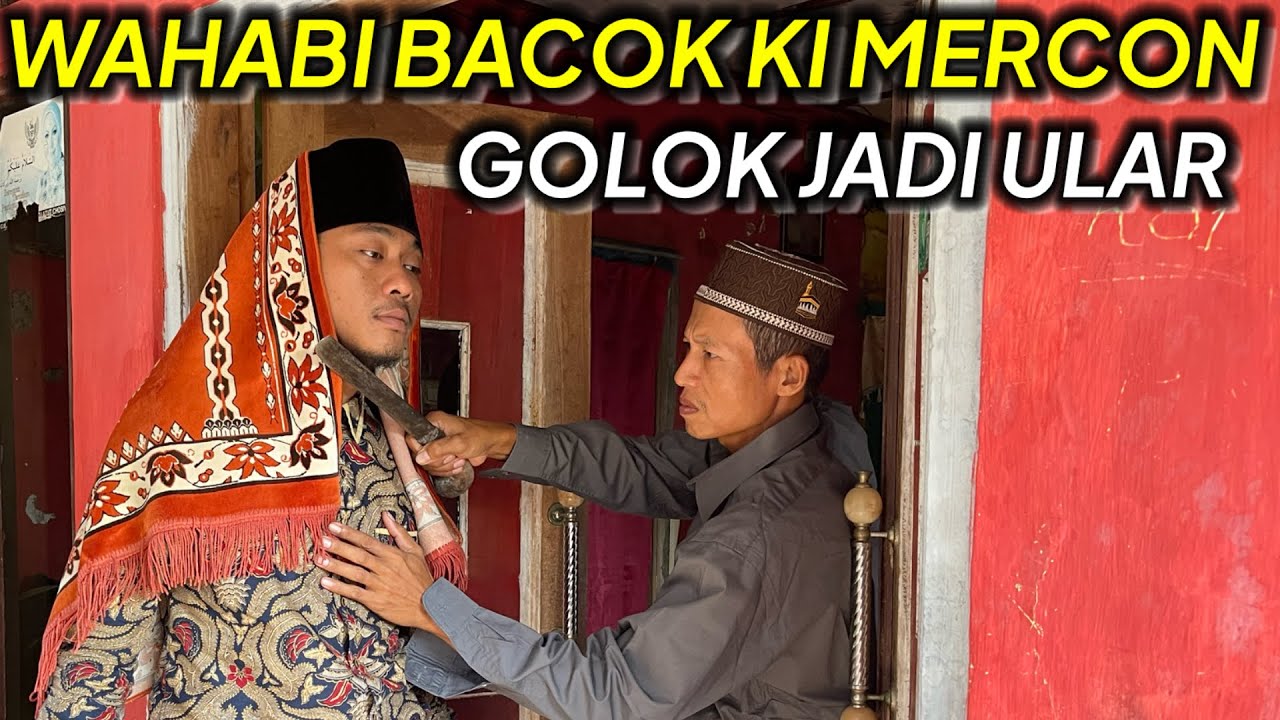 WAHABI TODONG GOLOK DI RUMAH NYA vior