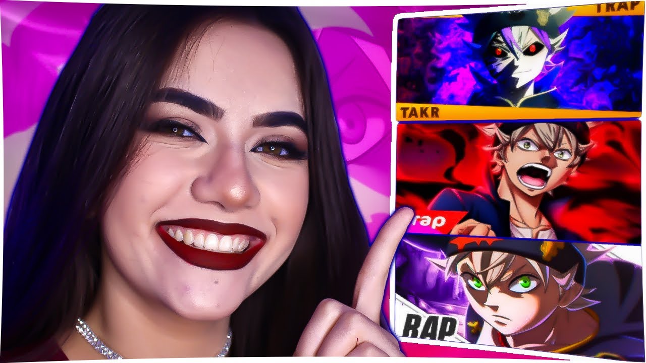 REACT RAP DO ASTA - 7MINUTOZ, BASARA E TAKERU (BLACK CLOVER) / Luana Modena