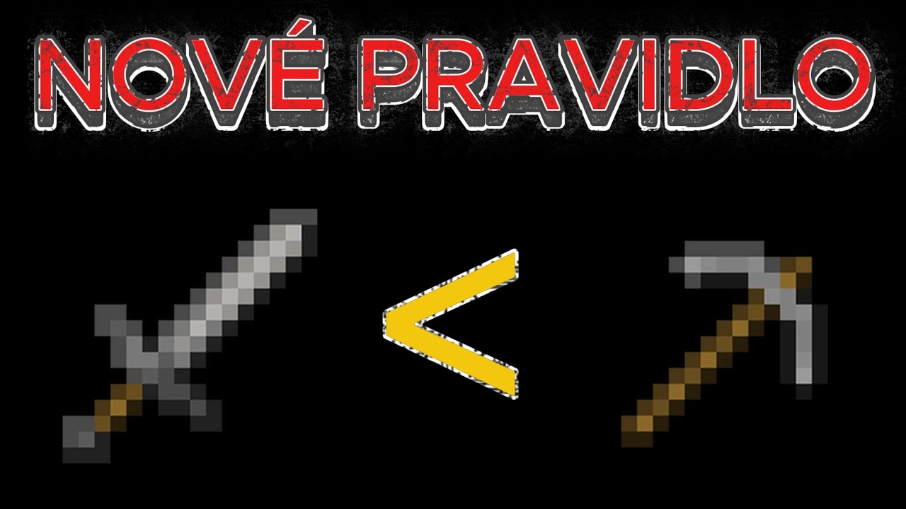 Minecraft eggwars, ale nesm&iacute;m použ&iacute;t meč...
