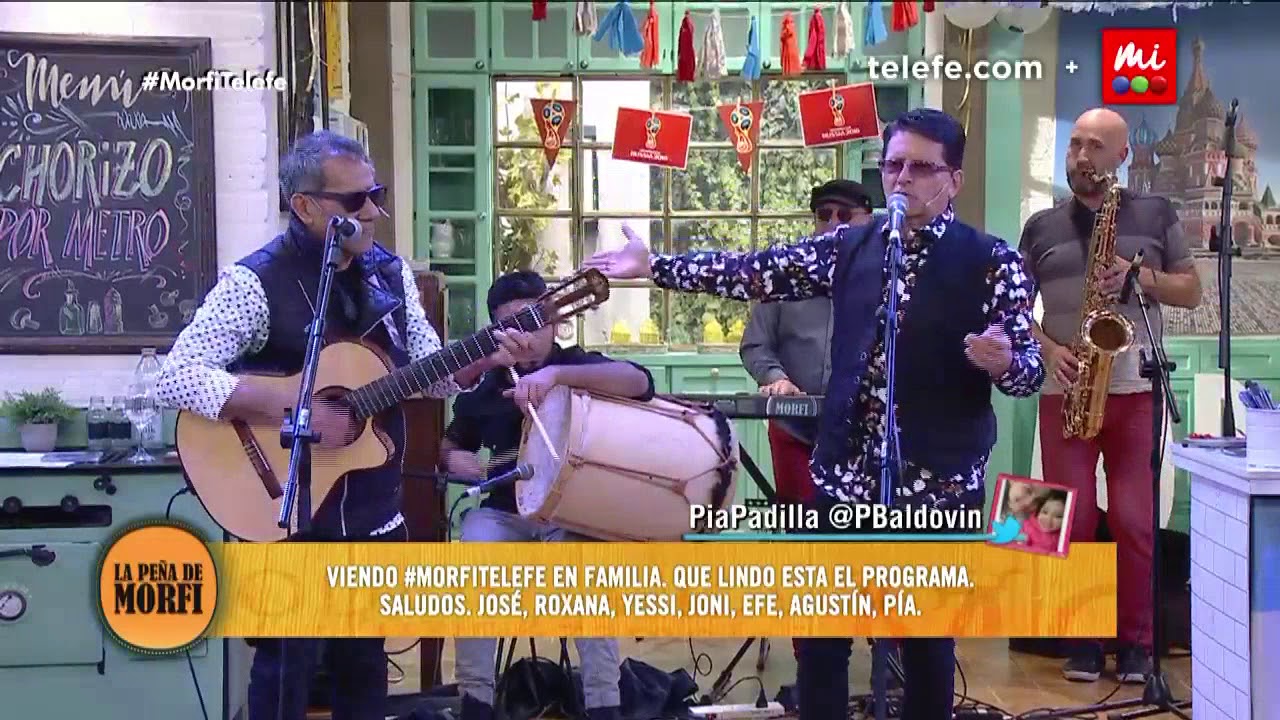 Martin Paz con Cuti y Roberto Carabajal 