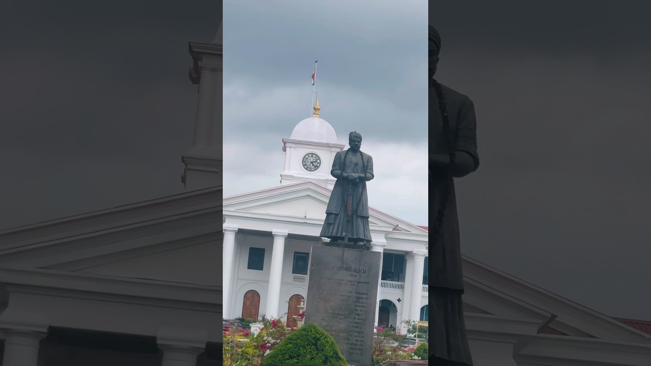 🕍 Kerala Secretariat ,Statue of Velu Thampi Dalawa #kerala #shorts