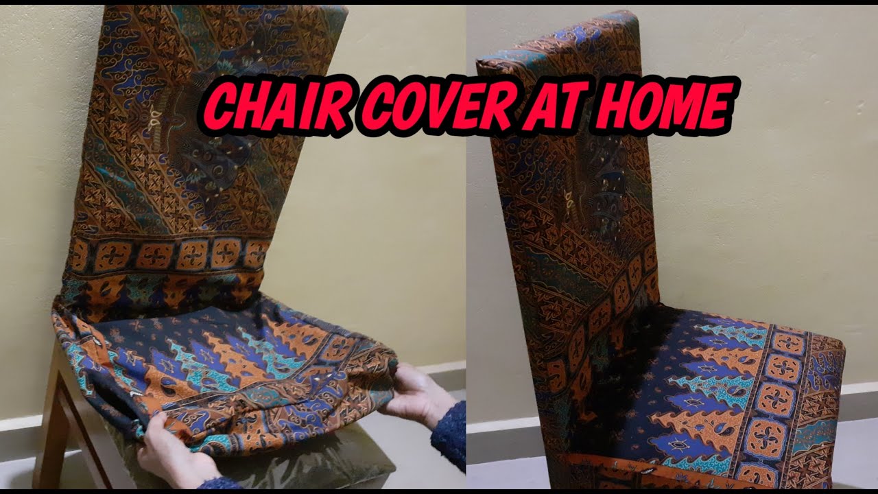 #COLOURSMALYALAMSTITCHING How to make a removable chair cover
