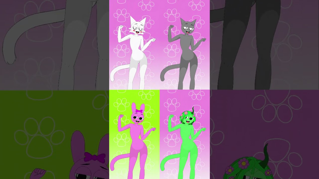 They Forced to Sad Cat Dance (Incredibox Sprunki Animation)#animation #sprunki #incredibox