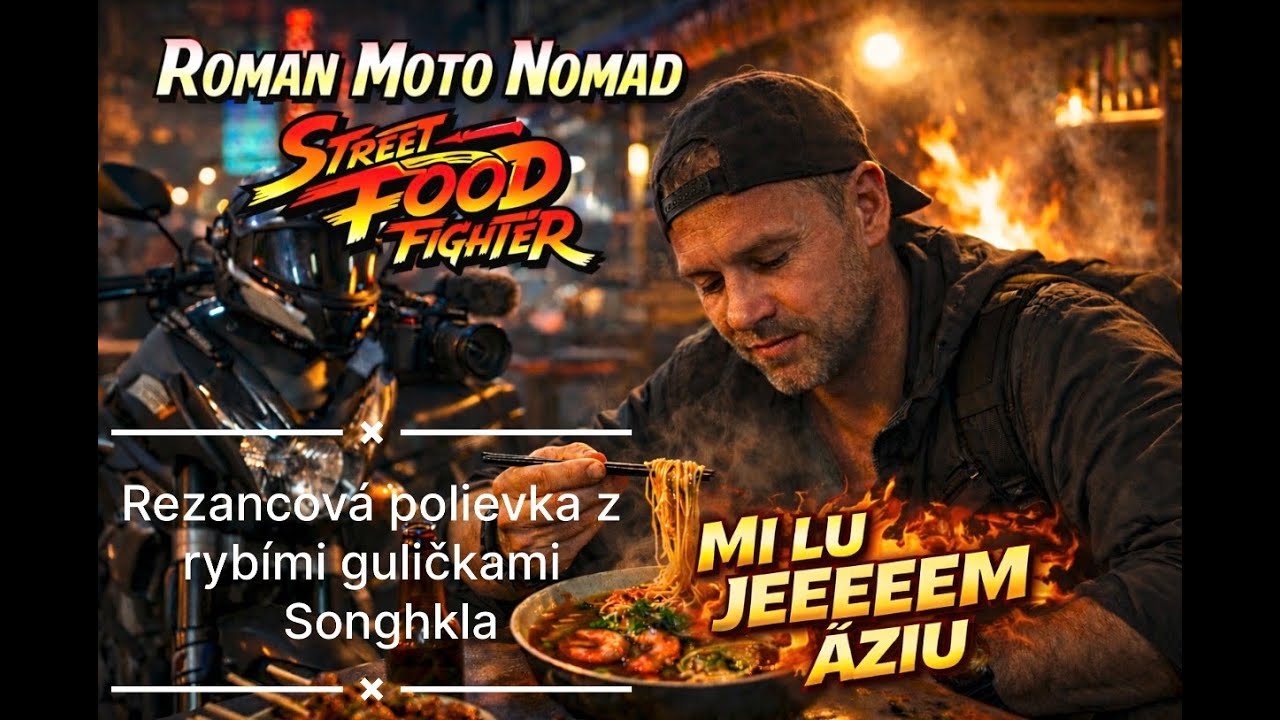 4.Street food fighter -  Rezancova polievka z rybimi guličkami  zo Songhkla