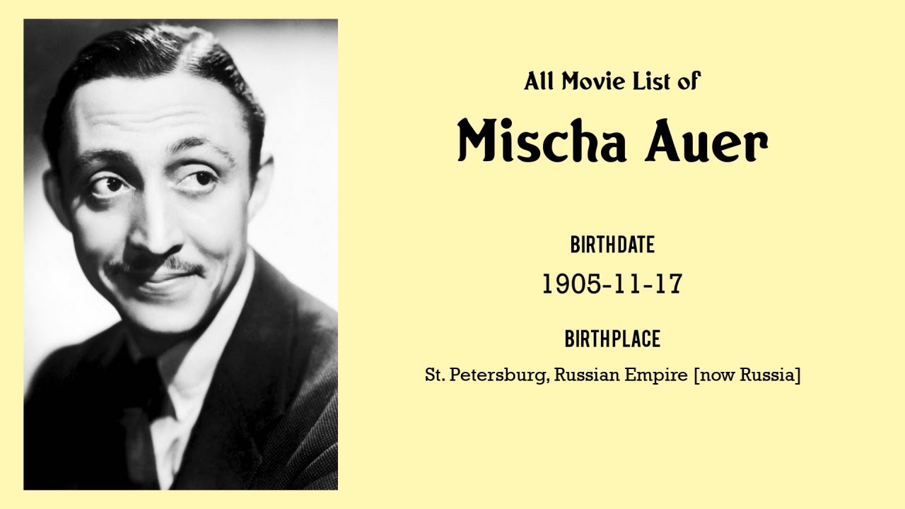 Mischa Auer Movies list Mischa Auer| Filmography of Mischa Auer