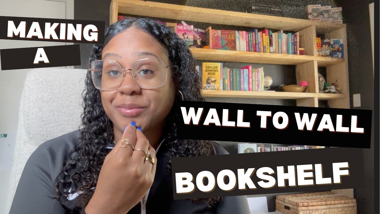 Custom Wall to wall bookshelf part 1
