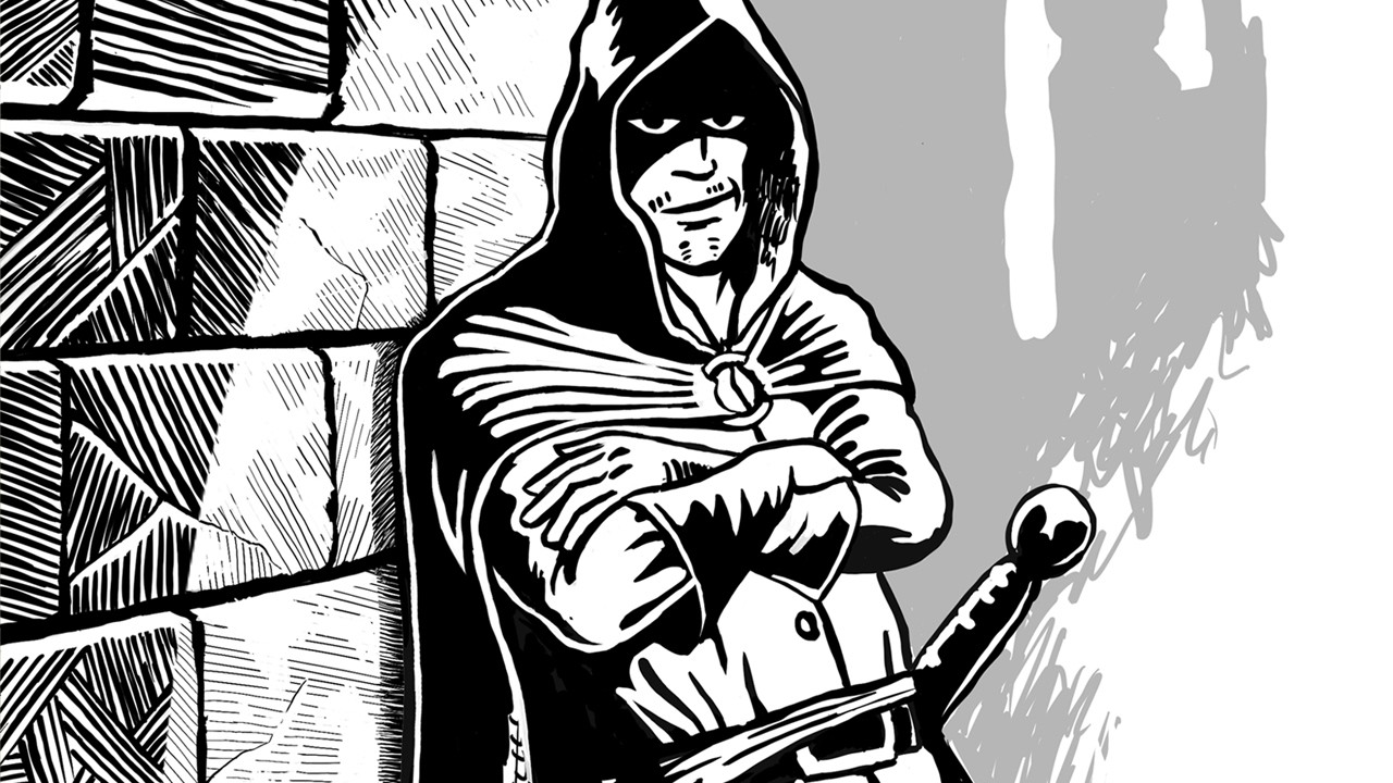 Drawing an Old-School Thief