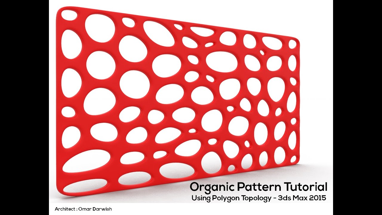 3DS MAX   Organic Pattern Tutorial