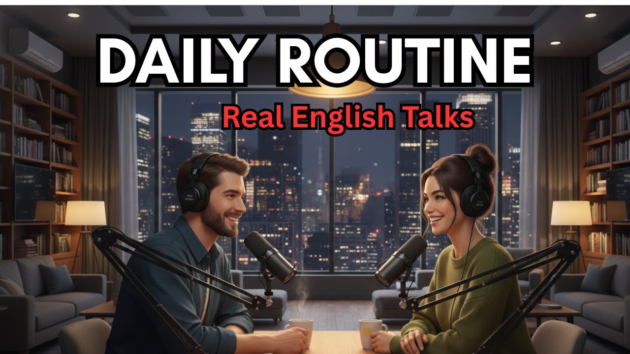 Daily Routines in English - Natural Conversation with Lisa & Mike | Learn Real English