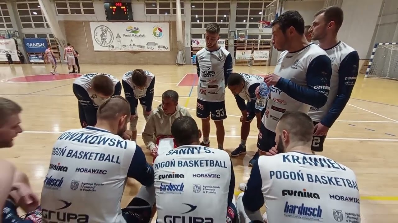 Obra Kościan - Pogoń Prudnik 75:92 [20 kolejka II ligi] kulisy