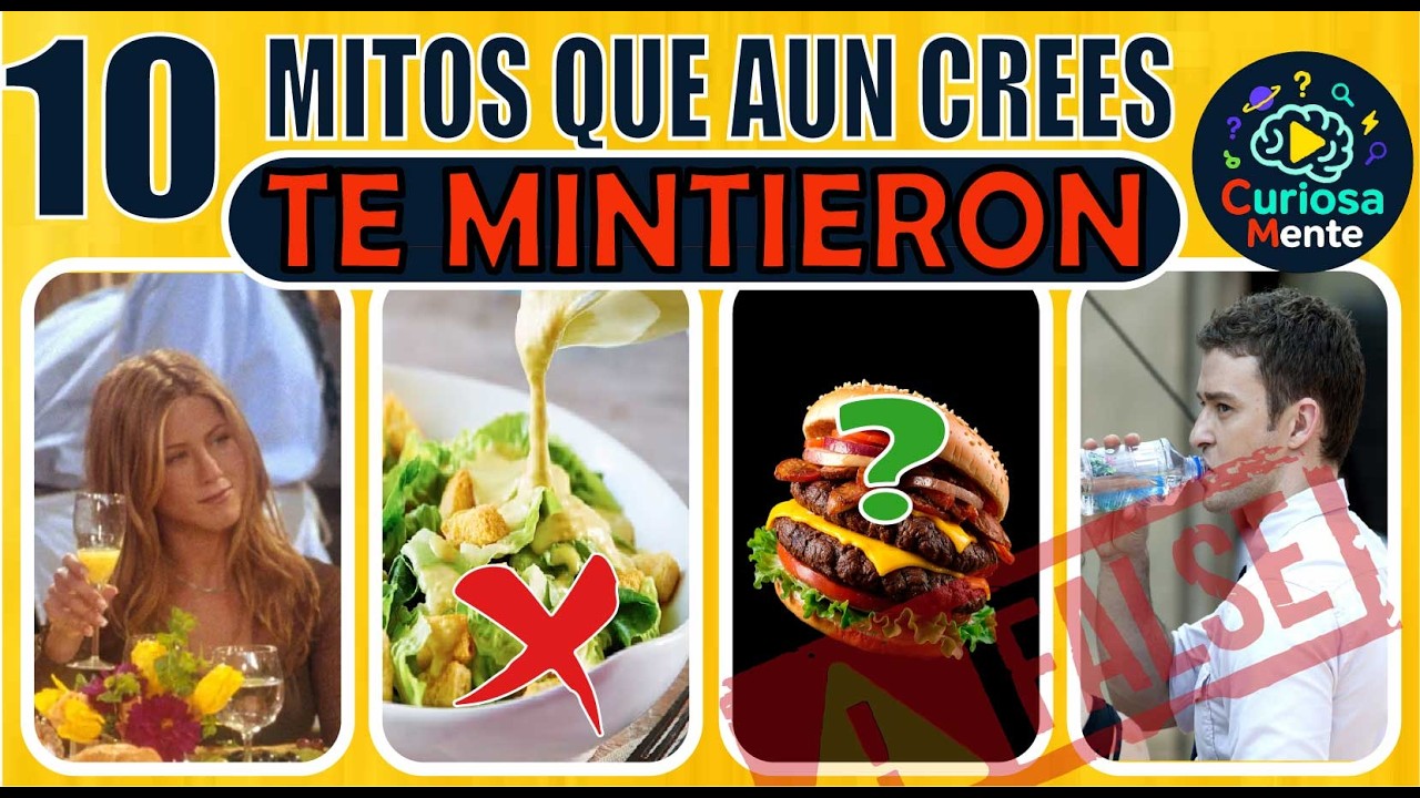DEJA de creer esto! 10 Verdades ocultas sobre la comida 
