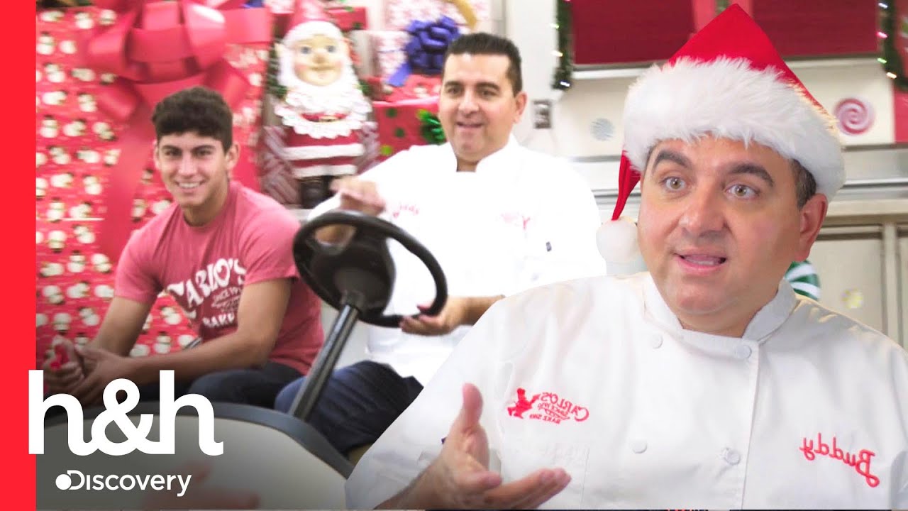 Buddy y Buddy Jr. planean hacer un carro de juguete comestible | Buddy Vs. la navidad |Discovery H&H