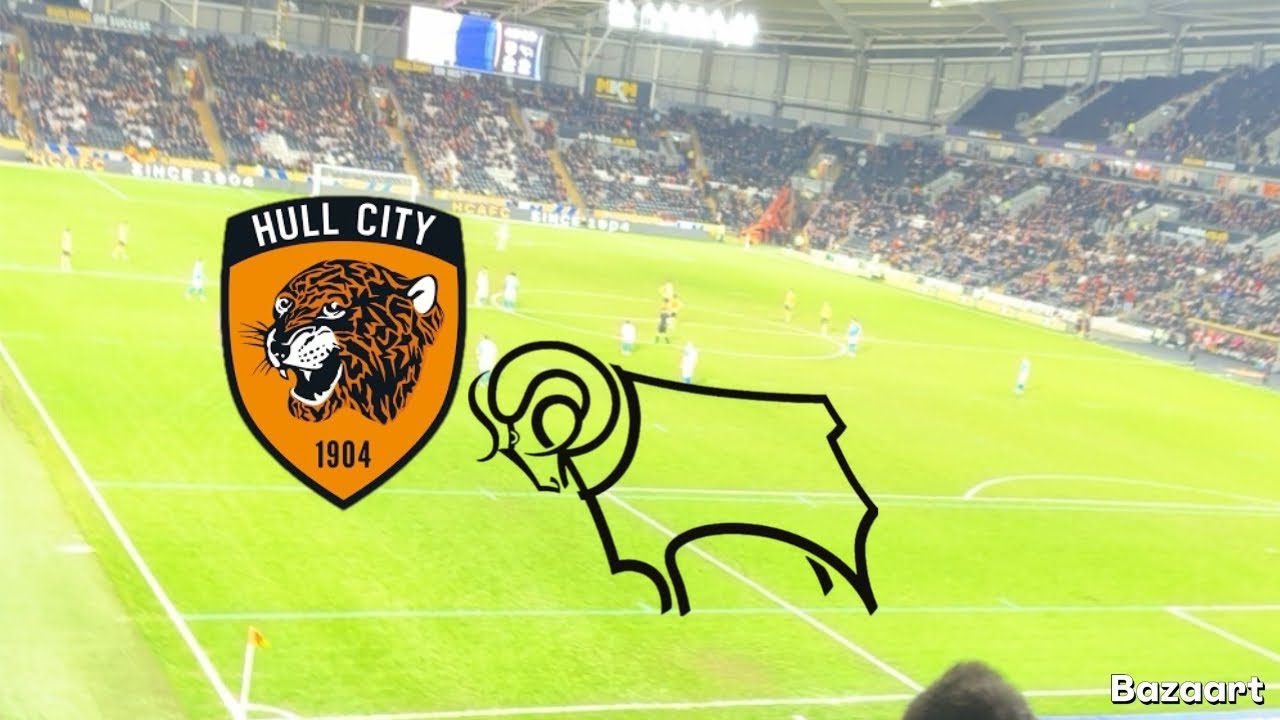 DERBY COUNTY MOVEING AWAY FROM PLAYOFFS!! Hull city 4-2 Derby !!