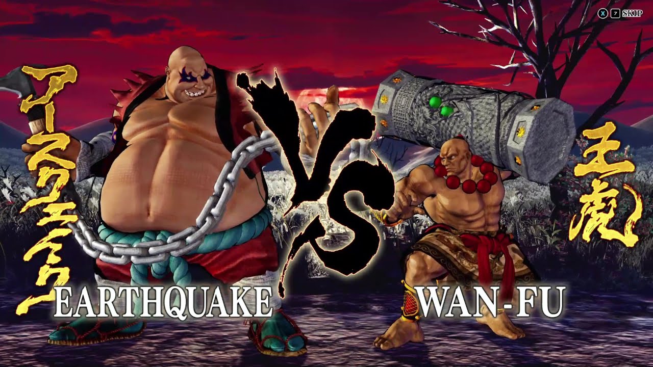 Samurai Shodown - Earthquake VS Wan-Fu