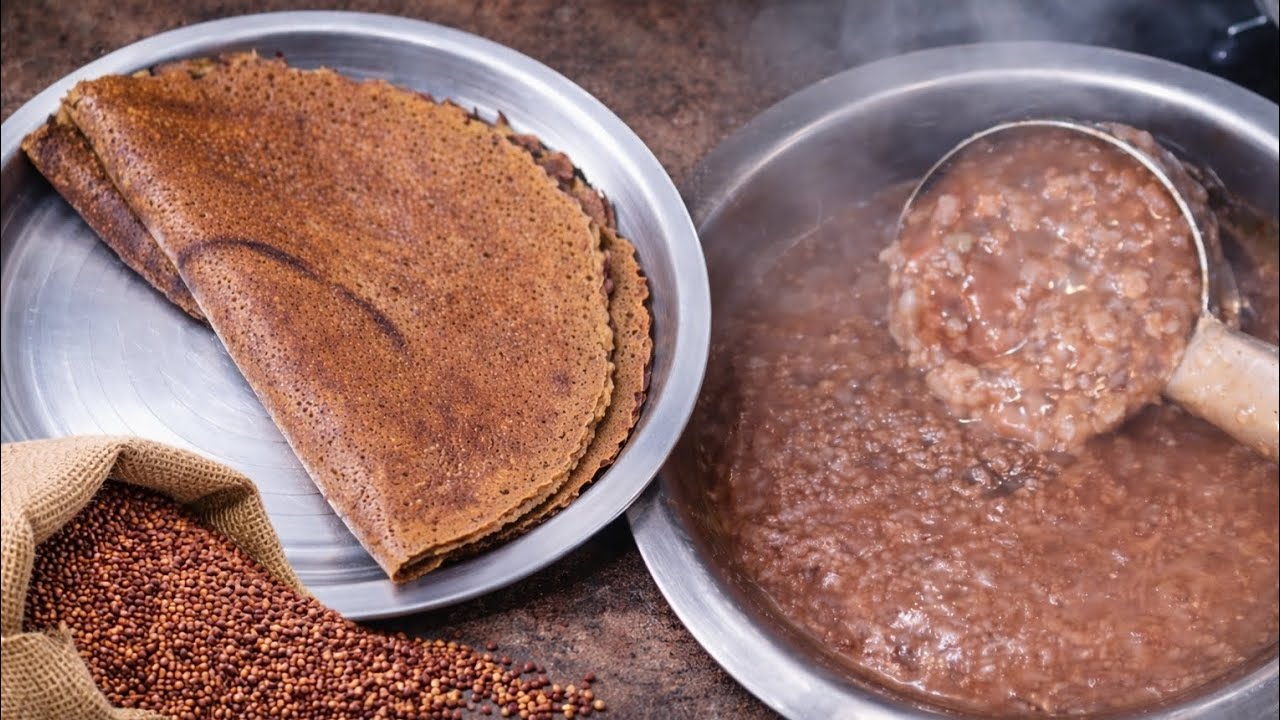 రాగి పిండితో చేసే రెండు బ్రేక్‌ఫాస్ట్ recipes #instantrecipes #healthy #ragi #subscribe 