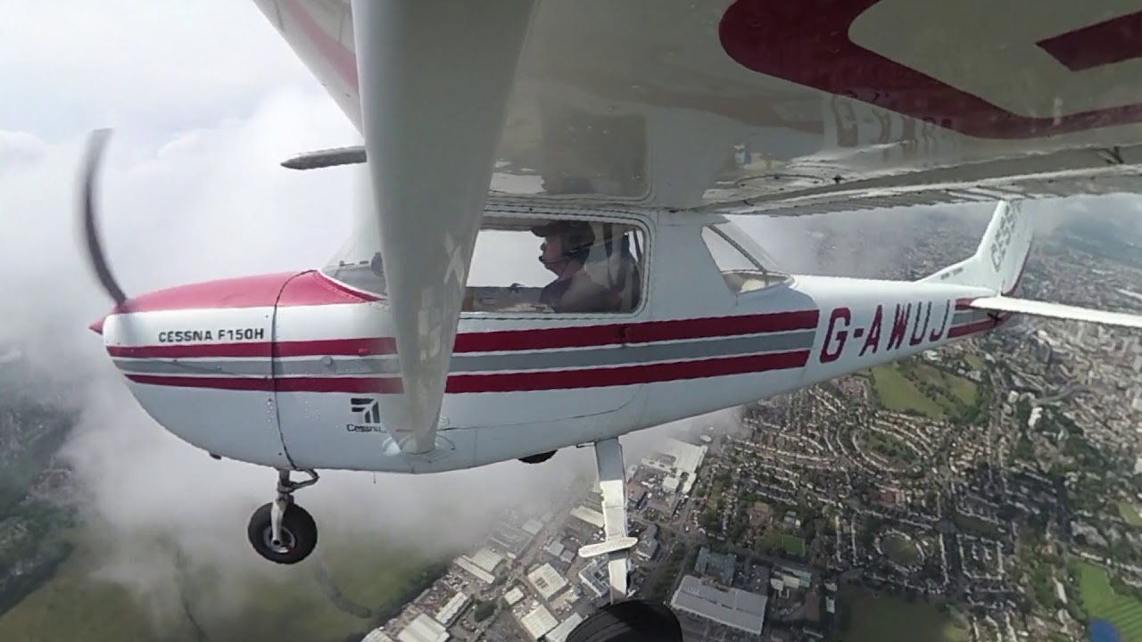 Flying ABOVE the rain | Southend to Blackbushe | HD