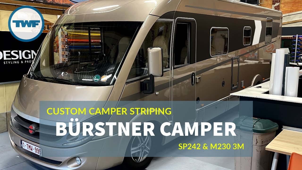 Burstner Integraal camper striping wrap