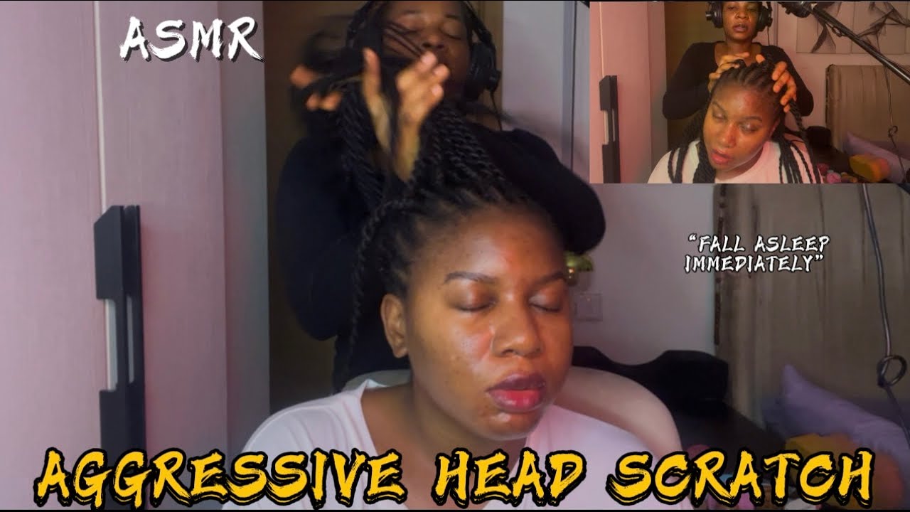 AGGRESSIVE HEAD SCRATCH MASSAGE 