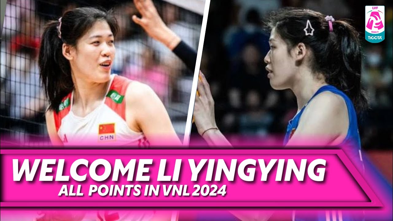 WELCOME TO ITALY LI YINGYING! All Mega points in VNL 2024 | Lega Volley Femminile 2025/26