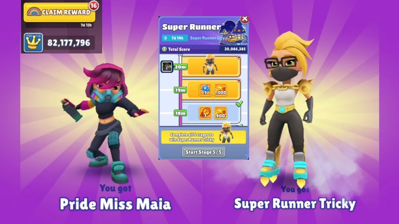 Unlocking Miss Maia & Super Runner Tricky Subway Surfers San Francisco