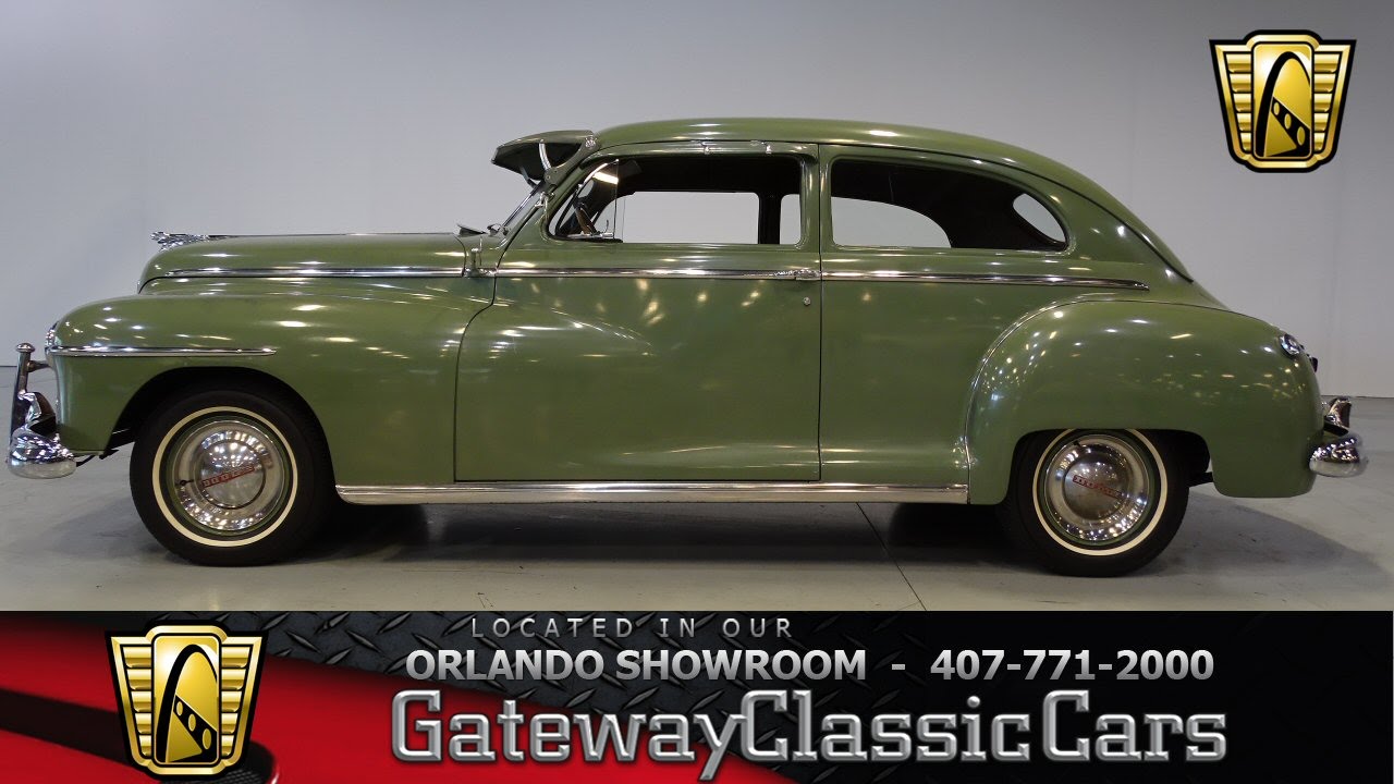 1948 Dodge Deluxe 6 Cylinder 3 Speed Manual with Fluid Drive stock #403-ORD