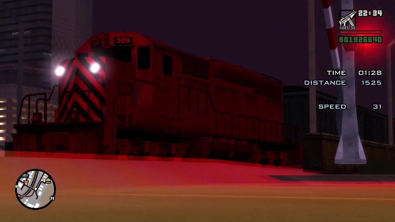 GTA: San Andreas (TTDISA) Part 117 - Freight / Brown Streak