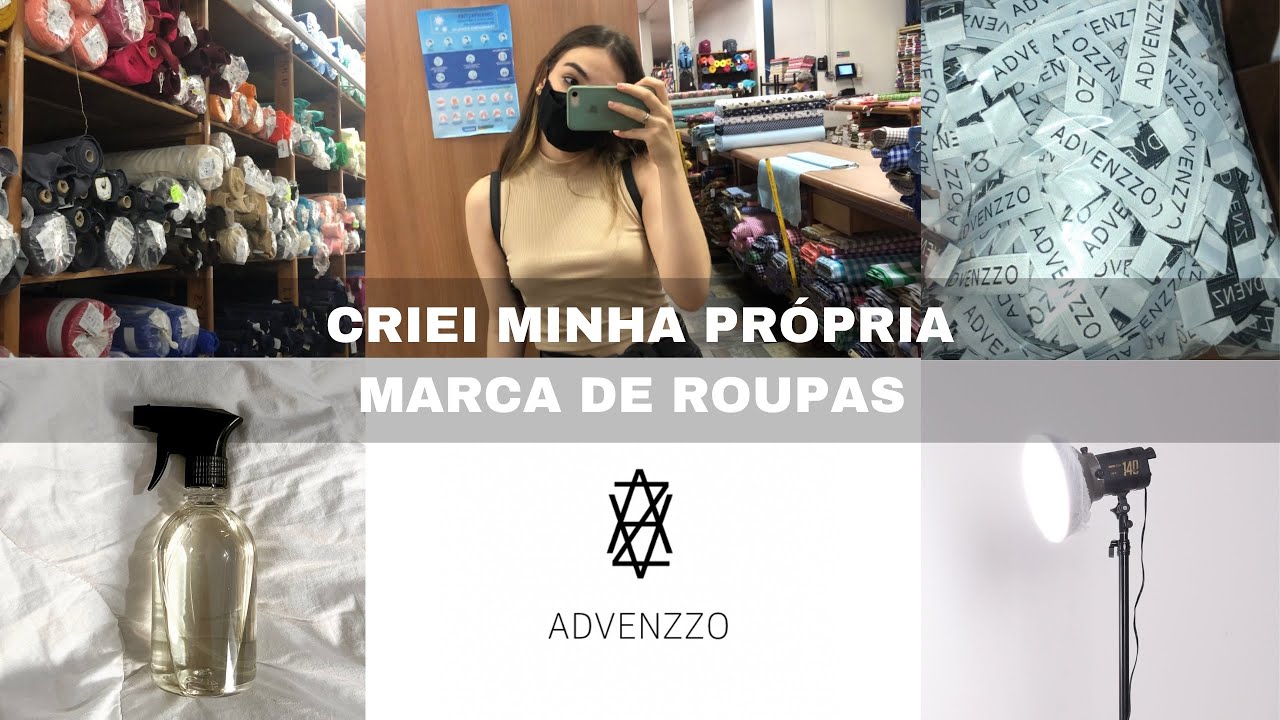 Criei minha própria marca de roupas! “ADVENZZO”